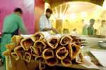 Rolls (food) at Nizam’s restaurant, Market Square (now Chaplin Square), Kolkata, West Bengal (Photo : Sandipan Chatterjee)